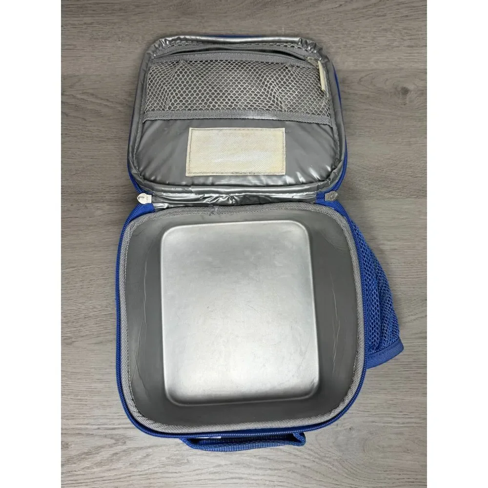 Pottery Barn Kids Mackenzie Blue Sharks Classic Lunch Box Insulated Blue